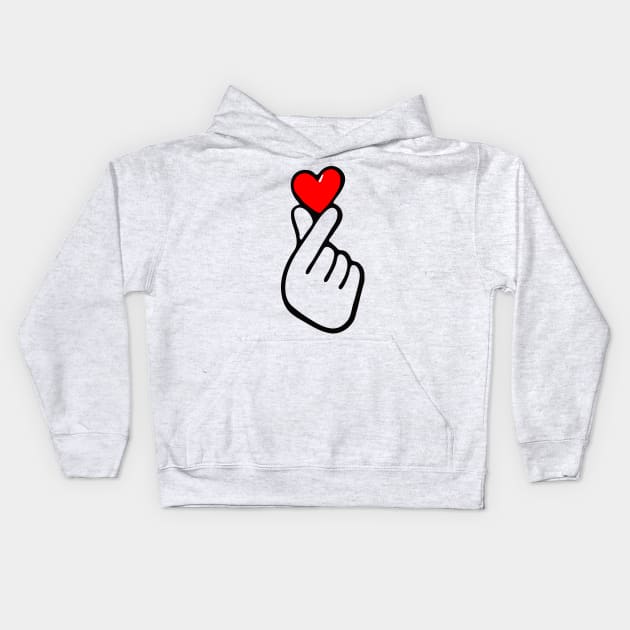 KPOP HEART Kids Hoodie by PepGuardi